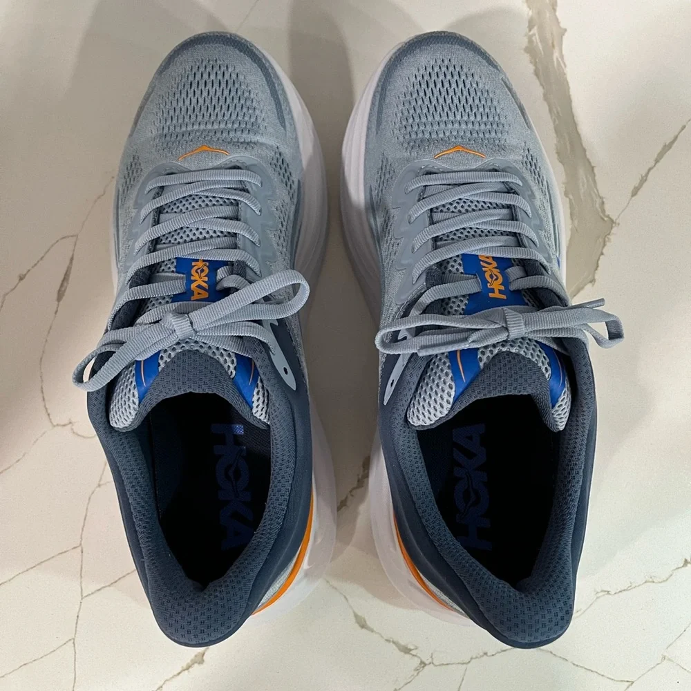 Hoka Bondi 9 Running Shoes. Men’s Size 10D Color Drizzle / Downpour - Picture 6 of 9